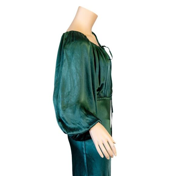 AUGUSTE THE LABEL Emerald Green Zelda Midi Dress  * Medium - Picture 13 of 16